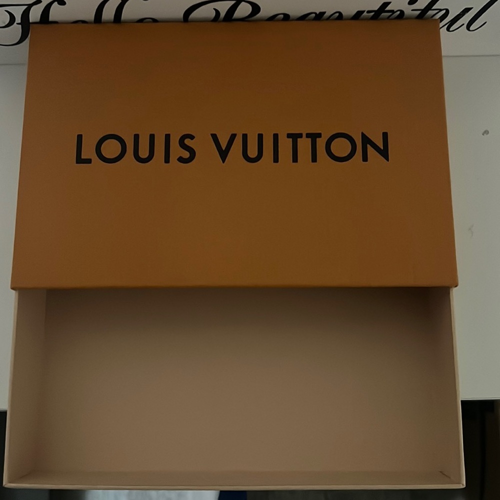 Authentic Louis Vuitton box with dust bag